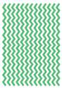 Printed Wafer Paper - Chevron Lime Green